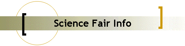 Science Fair Info